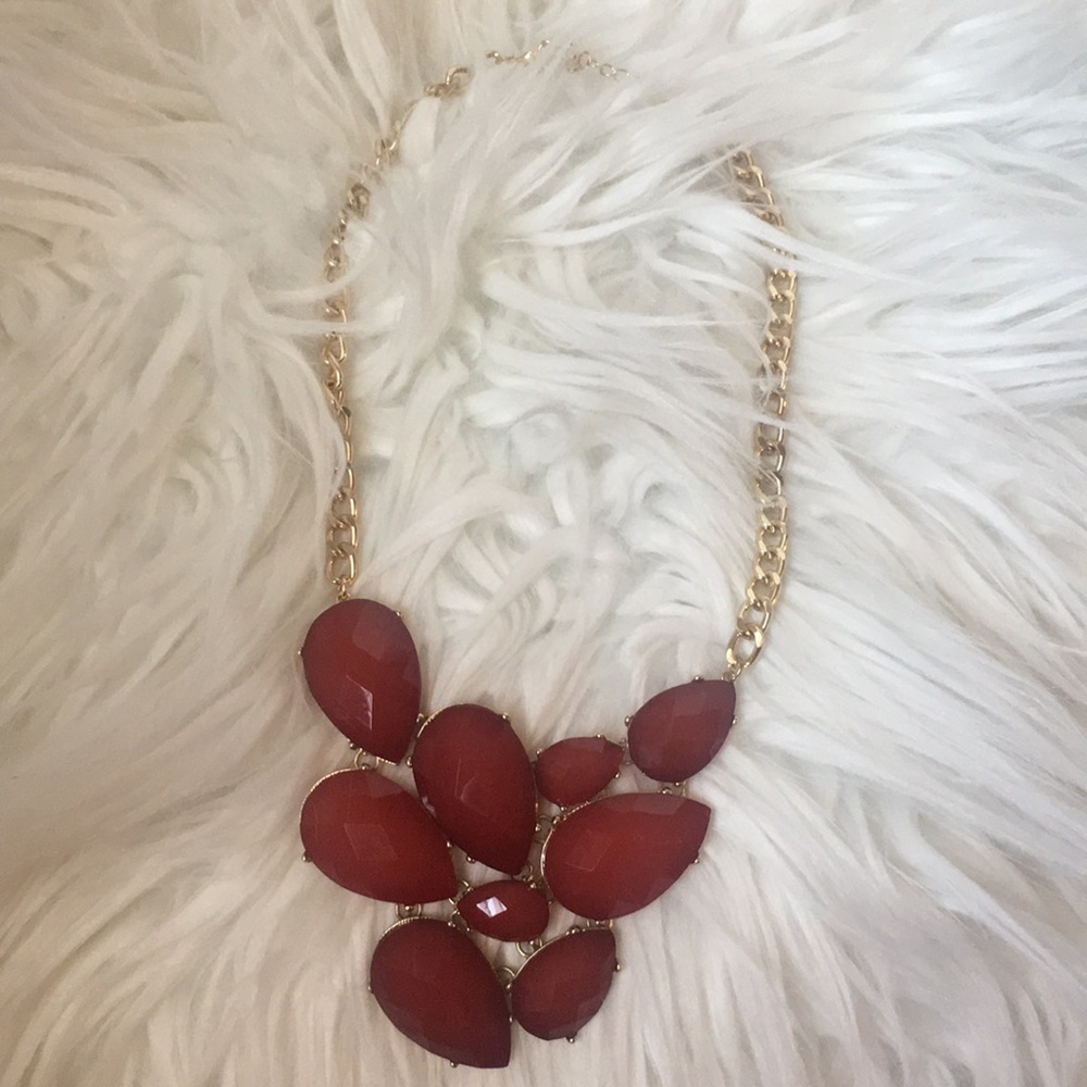 Red and gold necklace